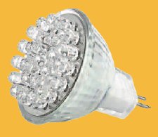 MR11-H-30L-GU4-C, Лампа светодиодная 1.5Вт, теплый белый свет, цоколь GU4